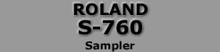 roland s760