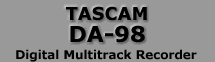 tascam da98,tascam da88,tascam da38